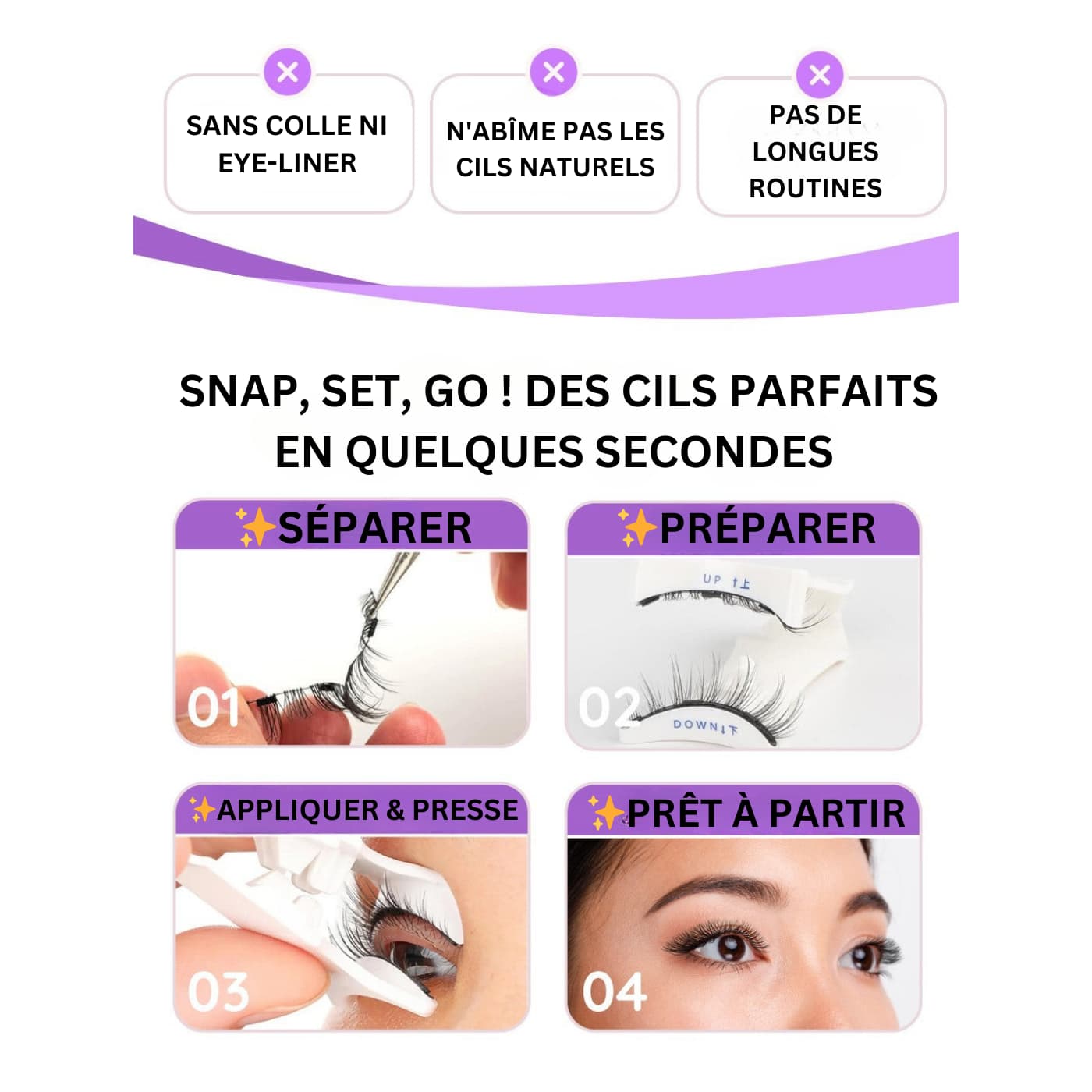 Glam Facile | Cils magnétiques